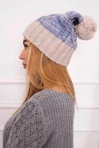 Kesi Čapica s fleece Paryż K213 svetlo béžová