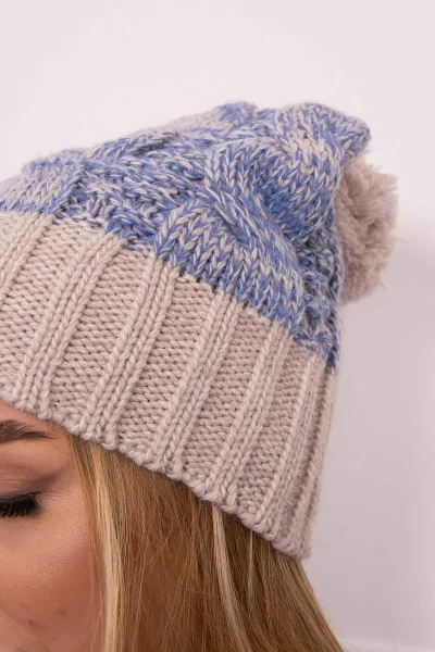 Kesi Čapica s fleece Paryż K213 svetlo béžová