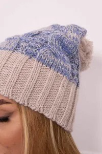 Kesi Čapica s fleece Paryż K213 svetlo béžová