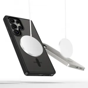 Tech-Protect Magmat MagSafe kryt na Samsung Galaxy S25 Ultra, čierny/priesvitný