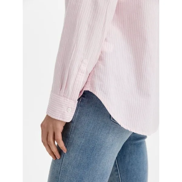 GAP Shirt V-Fitted Boyfriend Oxf - Women