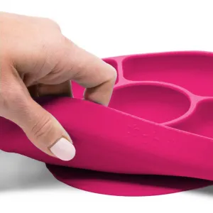BBLÜV Yümi delený tanier Pink 1 ks