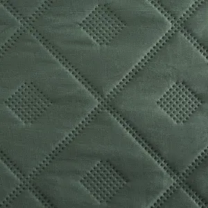 ArtFir Prikrývka na posteľ ALARA 6 | zelená 170 x 210 cm