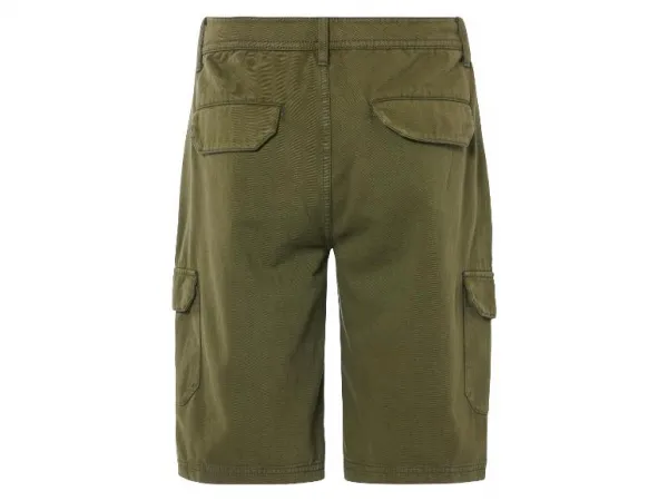Livergy® Pánske cargo bermudy (olivová, 46)