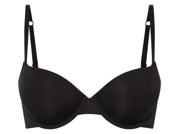 esmara® Dámska push-up podprsenka, 2 kusy (čierna/biela, 85D)
