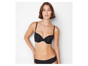 esmara® Dámska push-up podprsenka, 2 kusy (čierna/biela, 85D)