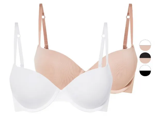 esmara® Dámska push-up podprsenka, 2 kusy