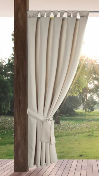 Hotový záves GARDEN 2 béžový - na priechodkách
