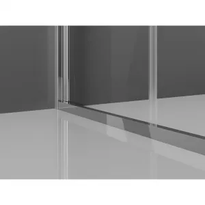 MEXEN/S - Exo sprchovací kút skladacie dvere 70 x 70, transparent, chróm 816-070-070-01-00
