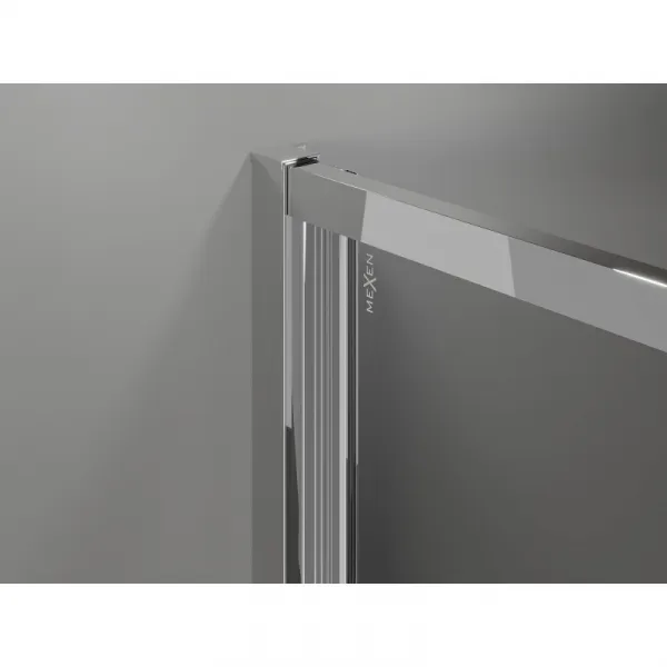 MEXEN/S - Exo sprchovací kút skladacie dvere 70 x 70, transparent, chróm 816-070-070-01-00