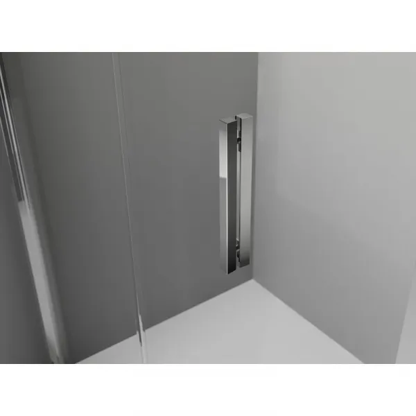 MEXEN/S - Exo štvrťkruhový posuvný sprchovací kút 80 x 80, transparent, chróm 8131-080-080-01-00