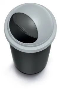 Prosperplast Odpadkový kôš COMPACTO ROLL 30 L čierny/svetlosivý