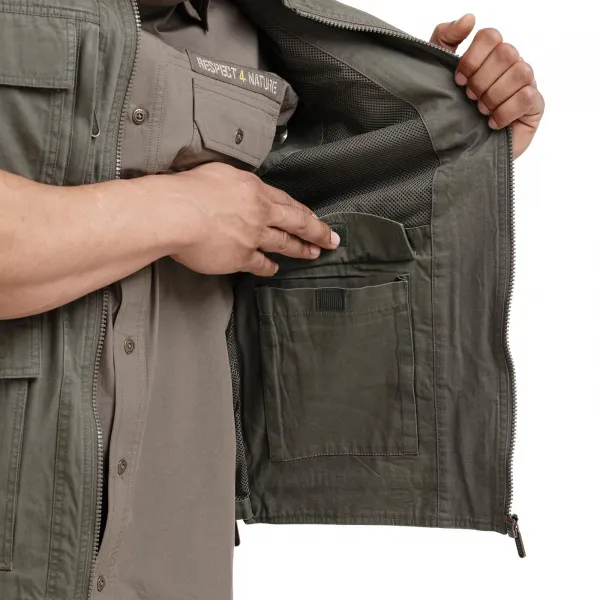 Bushman vesta Fargo II tmavá khaki L