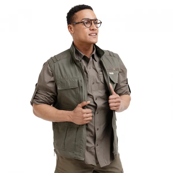 Bushman vesta Fargo II tmavá khaki L