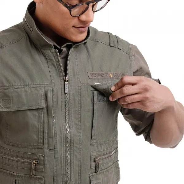 Bushman vesta Fargo II tmavá khaki L