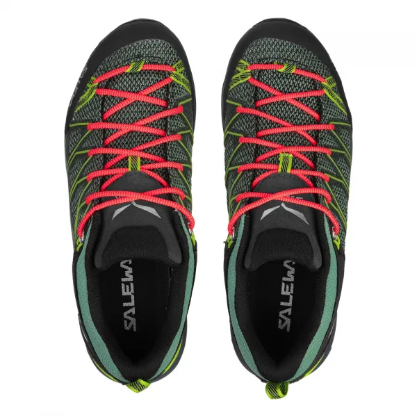 Dámska nízka turistická obuv SALEWA Mountain Trainer Lite GTX W feld green flue coral