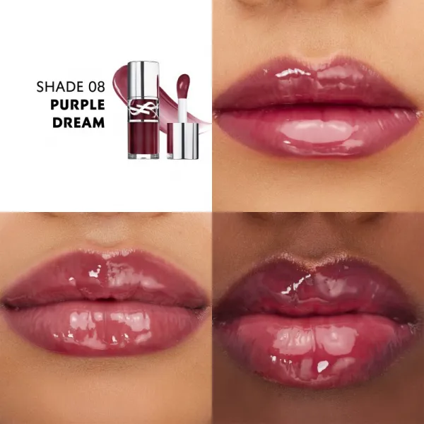 Yves Saint Laurent Loveshine Plumping Lip Oil Gloss lesk na pery odtieň 8 Purple Dream 6 ml