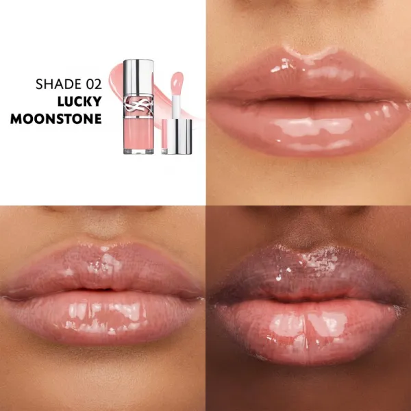 Yves Saint Laurent Loveshine Plumping Lip Oil Gloss lesk na pery odtieň 2 Lucky Moonstone 6 ml