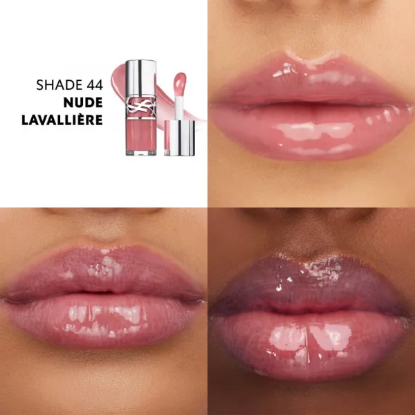 Yves Saint Laurent Loveshine Plumping Lip Oil Gloss lesk na pery odtieň 44 Nude Lavalliere 6 ml