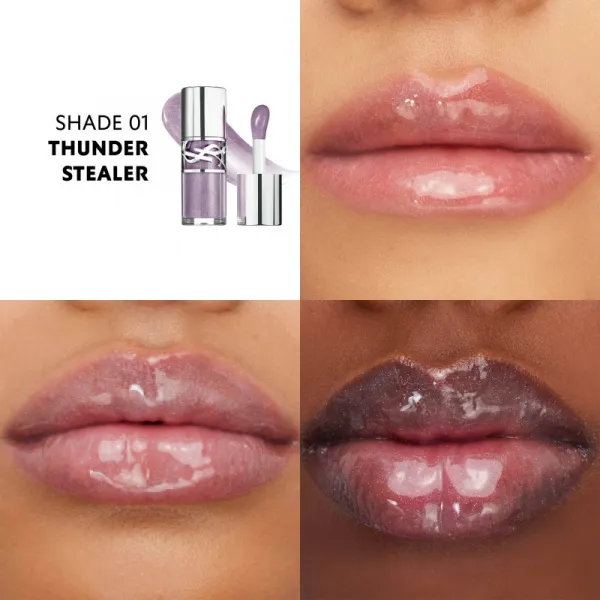 Yves Saint Laurent Loveshine Plumping Lip Oil Gloss lesk na pery odtieň 1 Thunder Stealer 6 ml