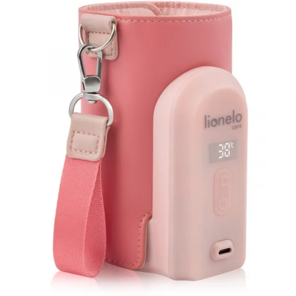 Lionelo Care Thermup Go Evo ohrievač dojčenských fliaš Coral Pink 1 ks
