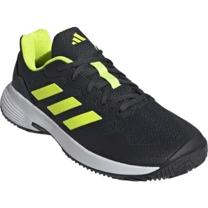 adidas GAMECOURT 2 M Pánska tenisová obuv, čierna, veľkosť 44