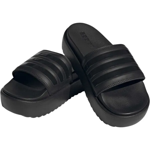 adidas ADILETTE PLATFORM Dámske šľapky, čierna, veľkosť 42