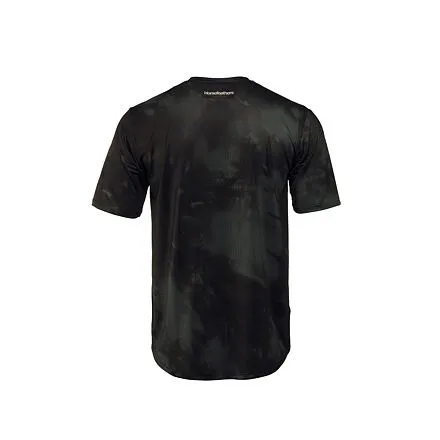 HORSEFEATHERS Bike dres Quantum - thyme camo BLACK velikost M