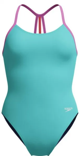 Speedo solid lane line back arctic glass 128cm