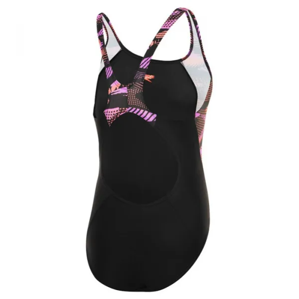 Speedo hyperboom splice muscleback black/purple 128cm