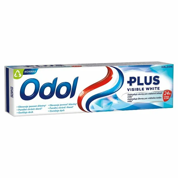 Odol Plus Visible White zubná pasta s fluoridom 75 ml 1ks