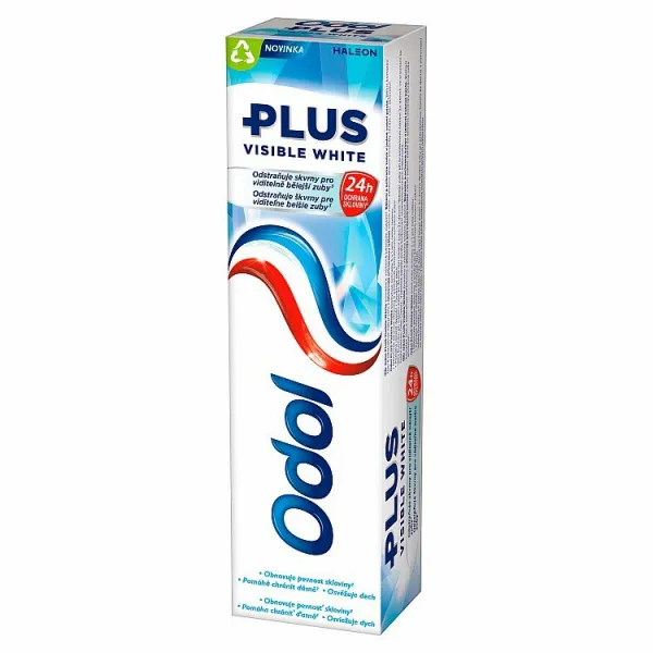 Odol Plus Visible White zubná pasta s fluoridom 75 ml 1ks