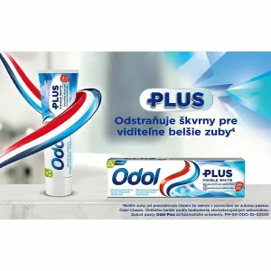 Odol Plus Visible White zubná pasta s fluoridom 75 ml 1ks