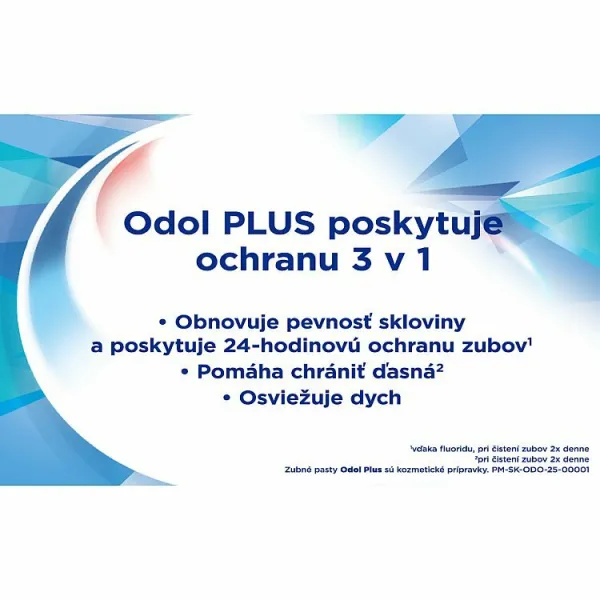 Odol Plus Visible White zubná pasta s fluoridom 75 ml 1ks