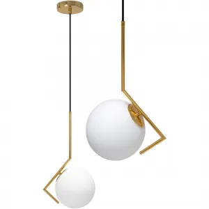 TooLight Stropné svietidlo Bali biele/zlaté