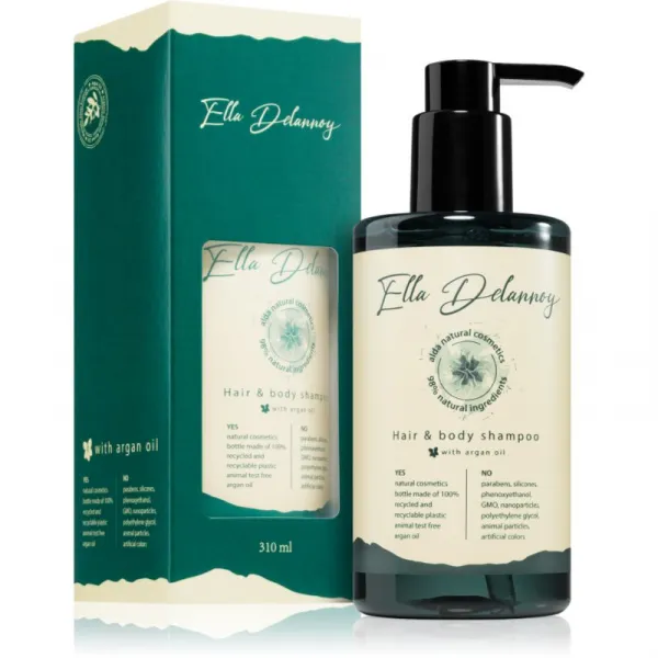Ella Delannoy Hair & Body Shampoo organický šampón na telo a vlasy 310 ml