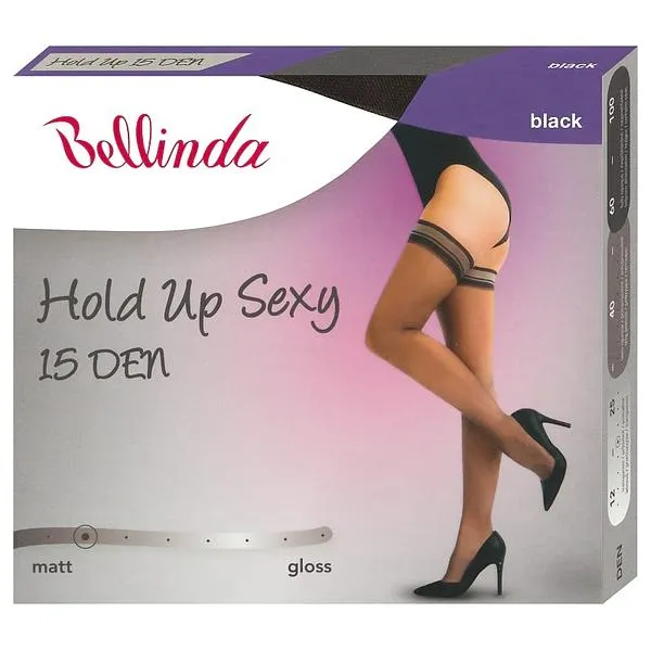 Bellinda 
HOLD UP SEXY 15 DEN - Samodržiace pančuchy - čierna