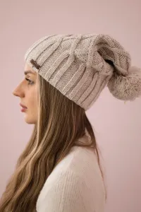 Kesi Čapica с fleece Milano K203 svetlo béžová