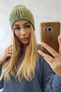 Kesi Čapica s fleece Zoja K306 ecru + béžová