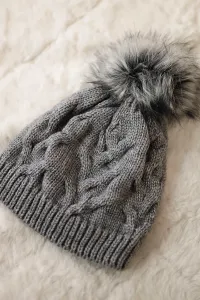 Kesi Čapica s fleece Ela K242 svetlo šedá