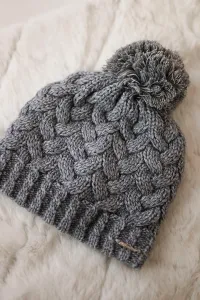 Kesi Čapica s fleece Waleria K307 svetlo sivá