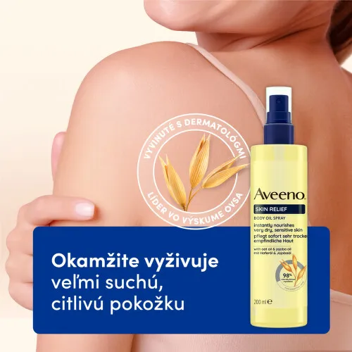 AVEENO Skin relief telový olej v spreji 200 ml