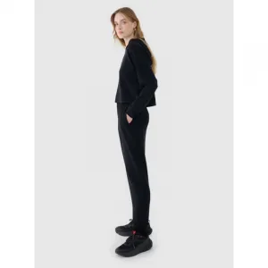 Dámske tepláky 4F TROUSERS CAS F1010-20S-DEEP BLACK