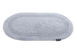 Kúpeľňový koberček Javo Cotton popolový ovál
