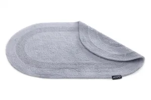 Kúpeľňový koberček Javo Cotton popolový ovál
