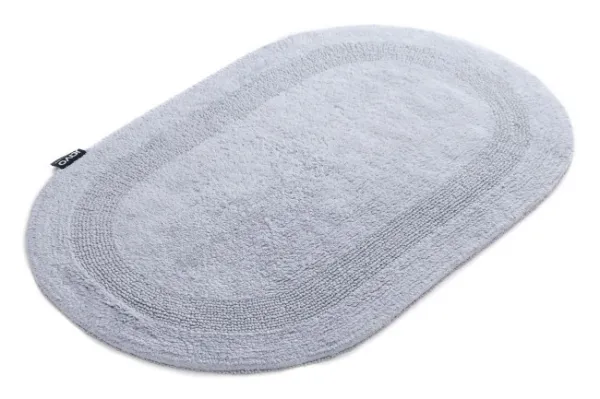 Kúpeľňový koberček Javo Cotton popolový ovál