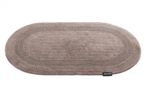 Kúpeľňový koberček Javo Cotton sepia ovál