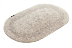 Kúpeľňový koberček Javo Cotton béžový ovál