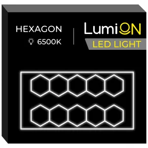 JAKS Stropné LED svetlo LumiOn Rozmery: 531 x 291 cm, Tvar: Hexagon, Model: LO-1