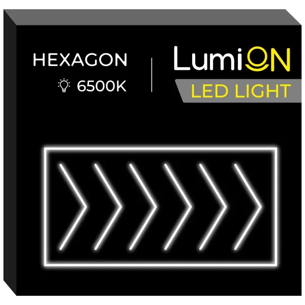 JAKS Stropné LED svetlo LumiOn Rozmery: 531 x 291 cm, Tvar: Hexagon, Model: LO-1